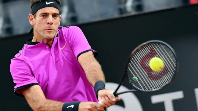 Juan Martín del Potro será rival de Kei Nishikori en octavos de final en Roma