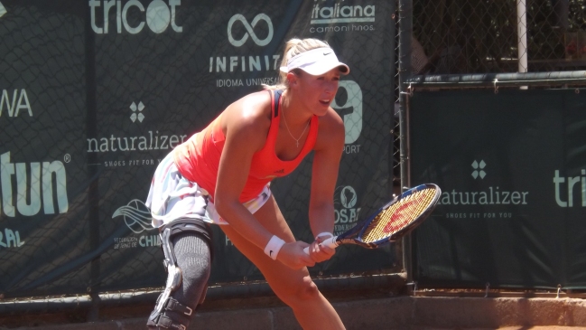 Alexa Guarachi perdió en su debut en el cuadro principal del ITF de Naples