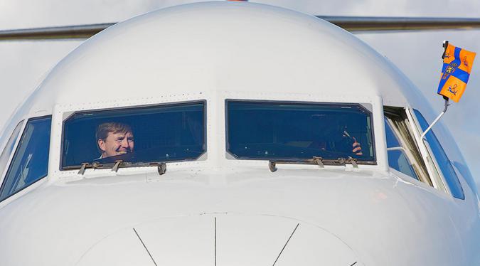 Rey de Holanda contó que ha trabajado como piloto los últimos 21 años