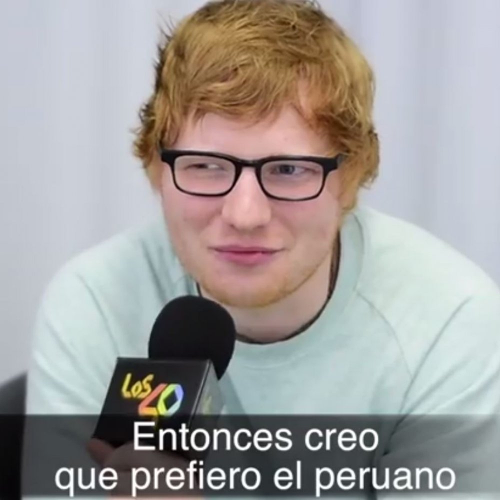Peruanos celebran frase de Ed Sheeran sobre el pisco