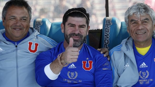 Históricos de la U vencieron a los hinchas con goles de Salas, Castañeda y Rivarola