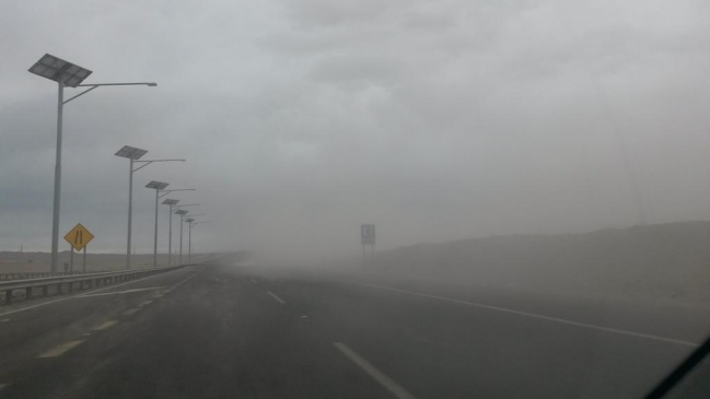Alerta por fuerte viento en el norte grande