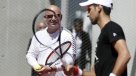   La primera práctica de Novak Djokovic bajo las órdenes de Andre Agassi 