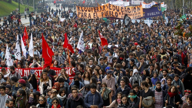 Confech reafirmó llamado a marchar durante la cuenta pública del jueves