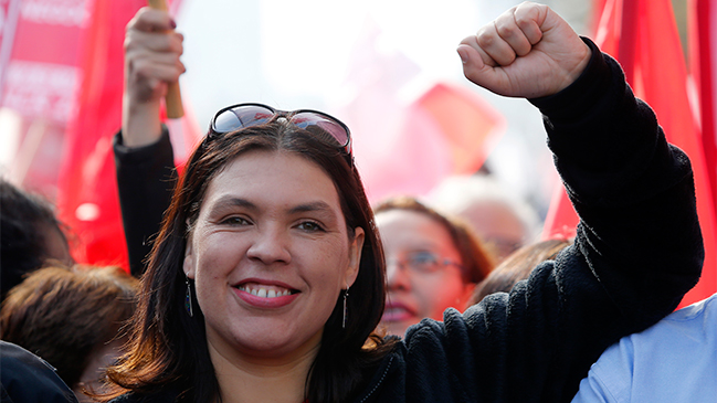 Bárbara Figueroa fue reelecta presidenta de la CUT