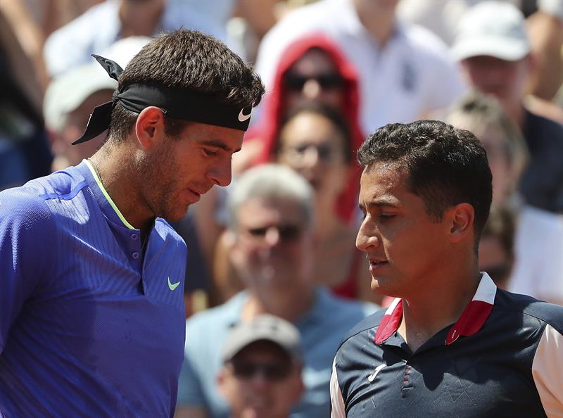 Del Potro le deseó una pronta recuperación a Almagro tras lesión