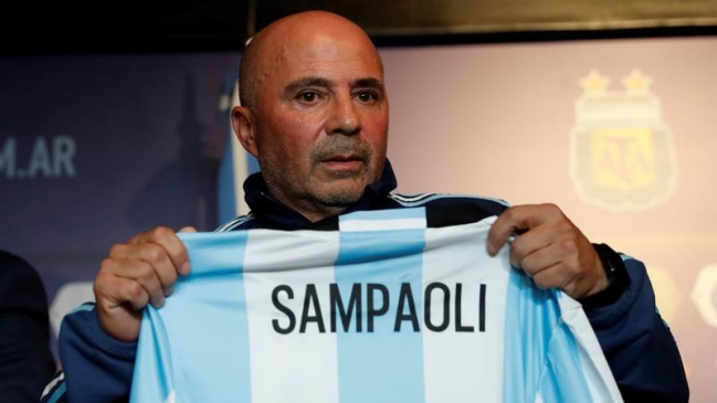 Sampaoli en su presentación como DT de Argentina: 