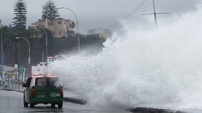 Armada pronosticó marejadas con olas de hasta cuatro metros de altura
