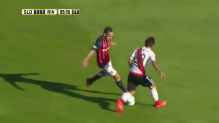 Fernando Belluschi sorprendió con doble túnel en triunfo de San Lorenzo sobre River Plate