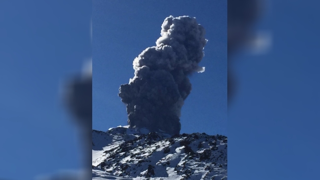 Pulso eruptivo de gran magnitud en Nevados de Chillán