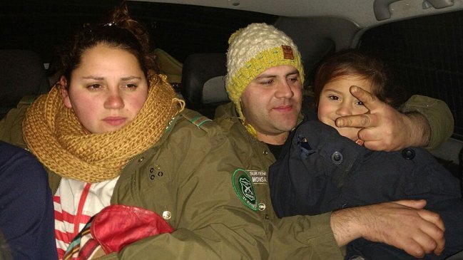 Concepción: De madrugada rescatan a familia que se extravió mientras recolectaba hongos