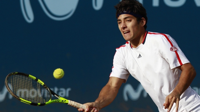 Christian Garín cayó en octavos de final del cuadro individual en Lyon