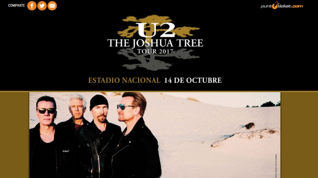 Sernac ofició a DG Medios y Superticket por show de U2