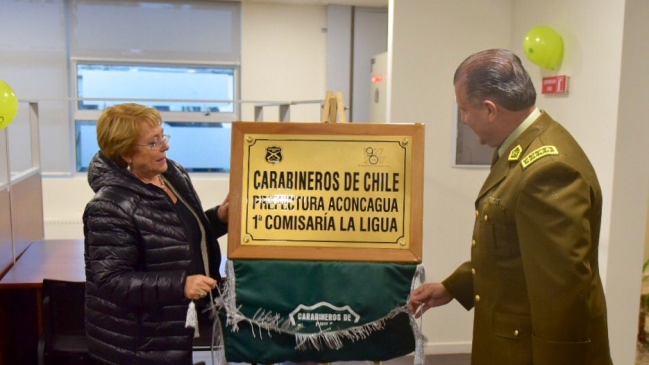 Presidenta Bachelet reiteró respaldo al general director de Carabineros