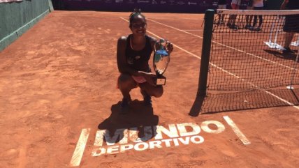   La emotiva celebración de Daniela Seguel tras obtener el título en Barcelona 