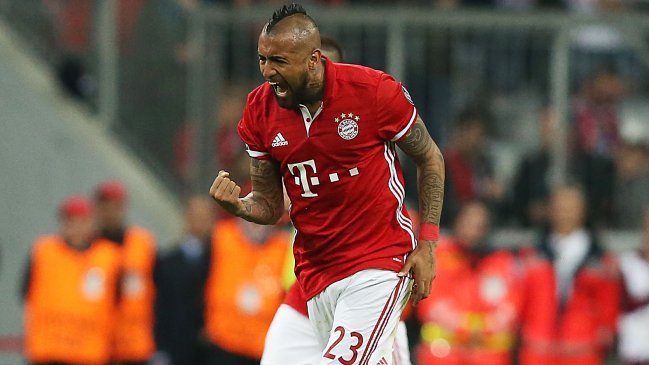 Arturo Vidal fue nuevamente elegido como el mejor jugador latino de la Bundesliga