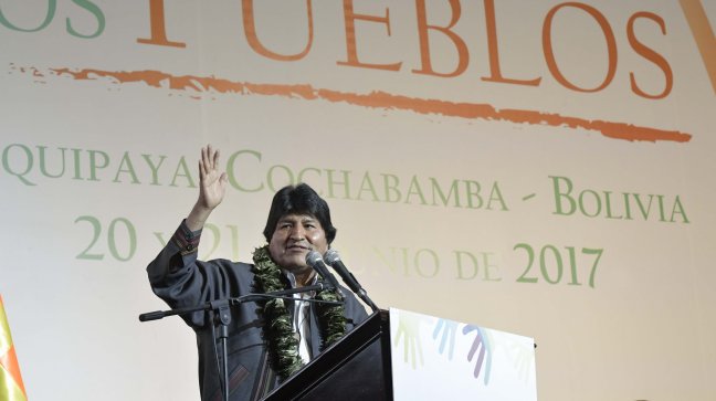 Evo Morales honró a bolivianos 