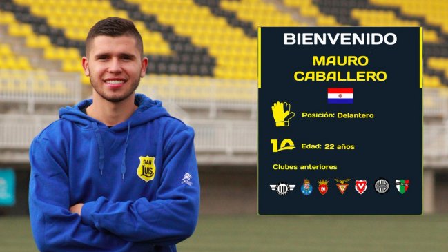 San Luis de Quillota anunció a Mauro Caballero como su sexto refuerzo