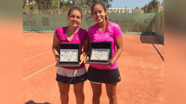 Fernanda Brito avanzó a la final de singles y se coronó en dobles en el ITF de Hammamet