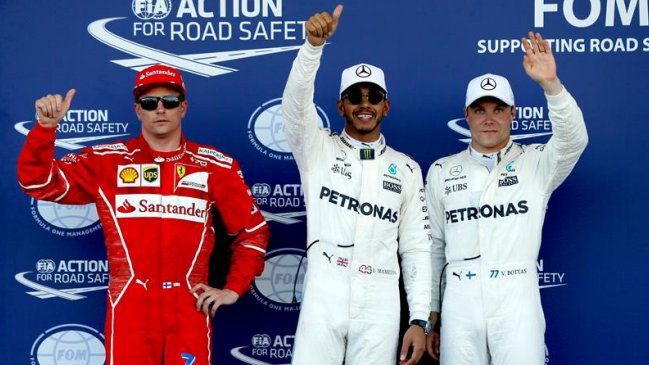 Lewis Hamilton se quedó con la pole position en el Gran Premio de Azerbaiyán