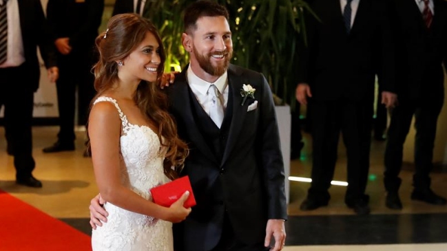 Lionel Messi y Antonella Roccuzzo se casaron en una boda plagada de figuras
