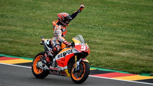 Marc Márquez consiguió una victoria incontestable en el GP de Alemania