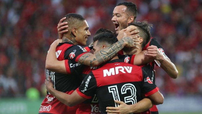Flamengo arribó a Santiago para enfrentar a Palestino en Copa Sudamericana