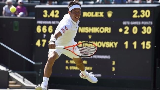 Kei Nishikori y Jo-Wilfried Tsonga avanzaron a la tercera ronda de Wimbledon