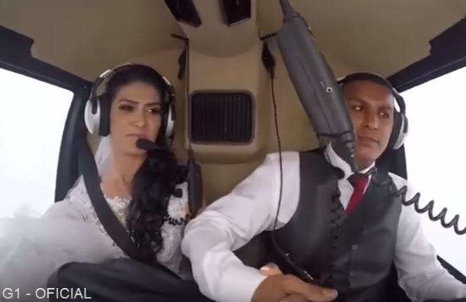 Video muestra el fatídico final de una novia que viajaba en helicóptero