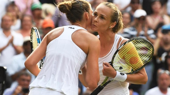 La tercera favorita de Wimbledon dijo adiós en segunda ronda