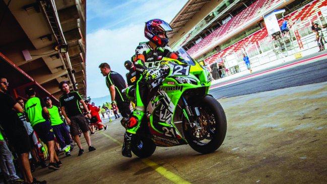 Martin Scheib y su equipo lograron el segundo lugar en las 24 horas de Cataluña de motociclismo