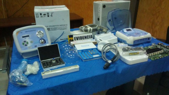 Tres detenidos por robo de equipos para tratamientos estéticos