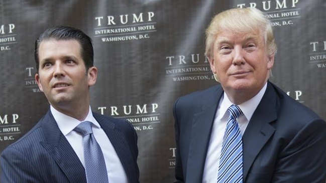 Hijo de Trump comparecerá la próxima semana ante el Senado de EE.UU.
