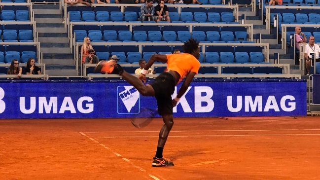 Gael Monfils tuvo debut y despedida en el ATP de Umag