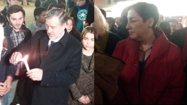 Guillier y Sánchez participaron en velatón tras revés de la ley de aborto en el Congreso