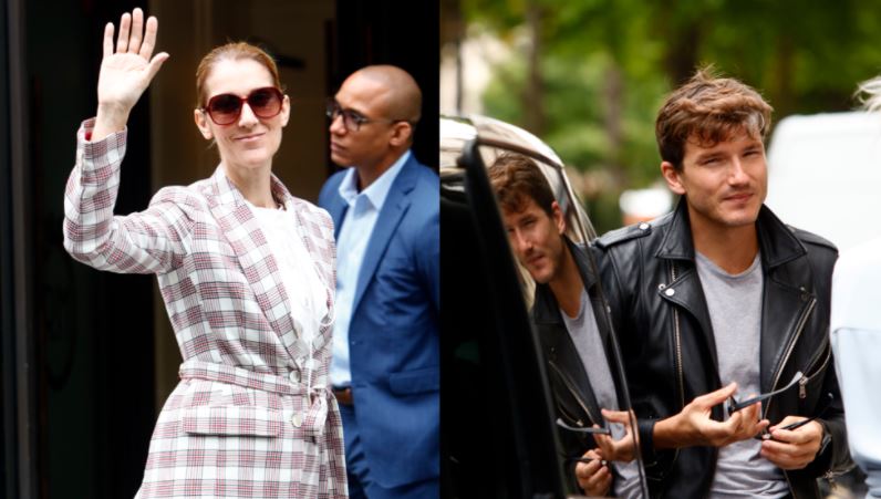 Celine Dion es acompañada por joven 17 años menor