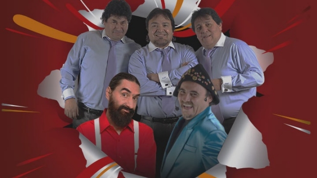 Los Atletas de la Risa, El Flaco y Hugo Varela juntos en Monticello