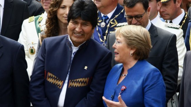  Reencuentro de Evo y Bachelet en cumbre Mercosur  