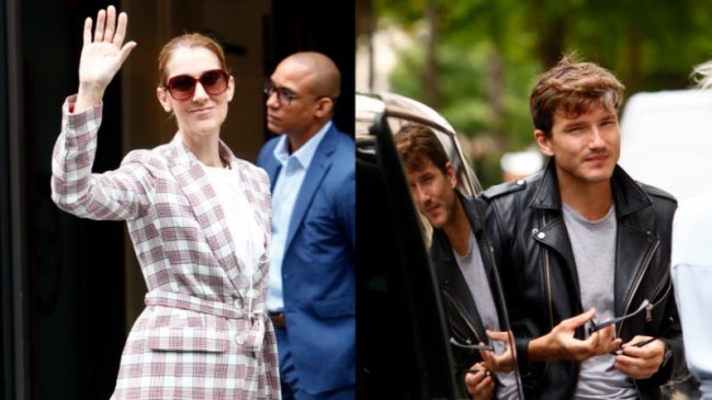 Celine Dion es acompañada por joven 17 años menor