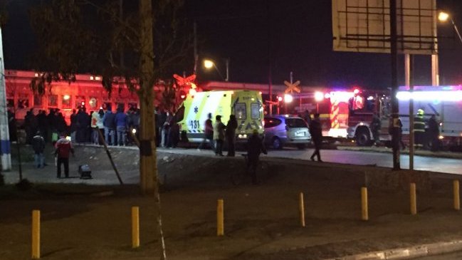 Tren del Recuerdo chocó contra vehículo en la comuna de Maipú