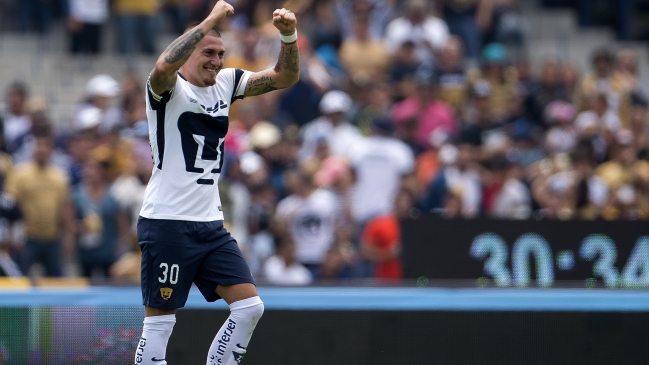 Nicolás Castillo ingresó a la oncena ideal de la primera fecha en el Apertura mexicano