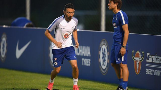 Cristian Cuevas se unió a la pretemporada de Chelsea en Singapur