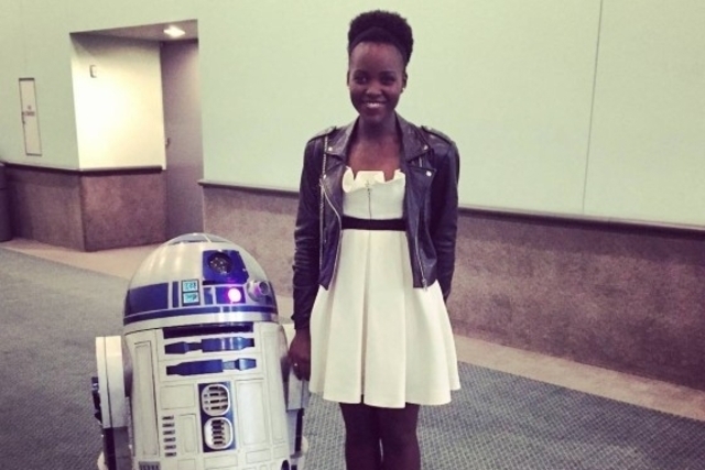 Lupita Nyong'o se disfrazó de 