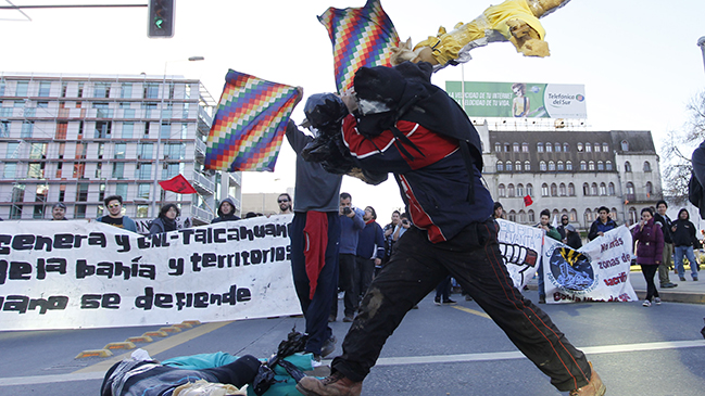 Talcahuano registra manifestaciones por aprobación de proyecto GNL