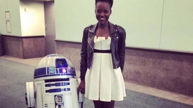 Lupita Nyong'o se disfrazó de 