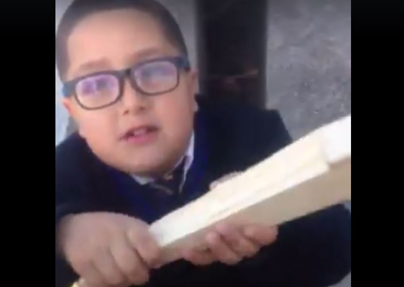 Niño logró vender un palo por 100 pesos y se viralizó