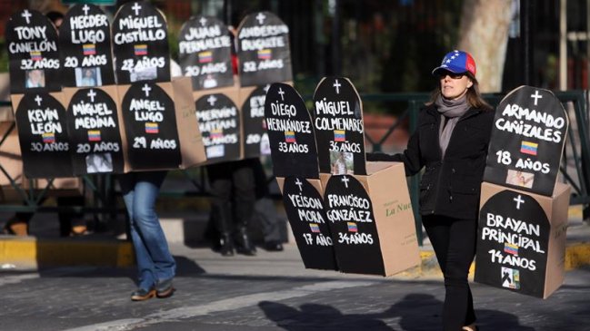 Aumenta a 109 la cifra de muertos en protestas en Venezuela