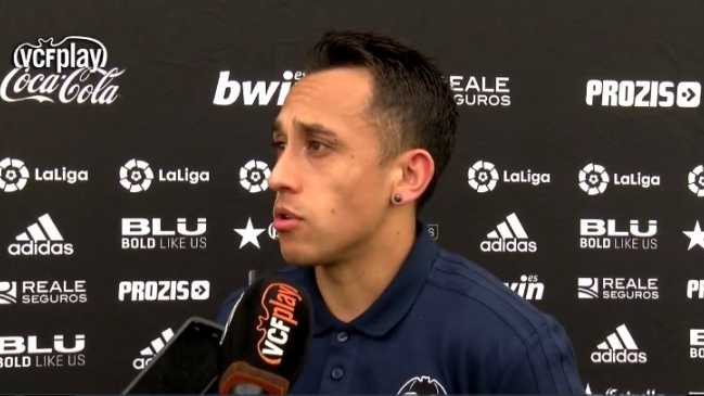Fabián Orellana analizó su buen presente en Valencia