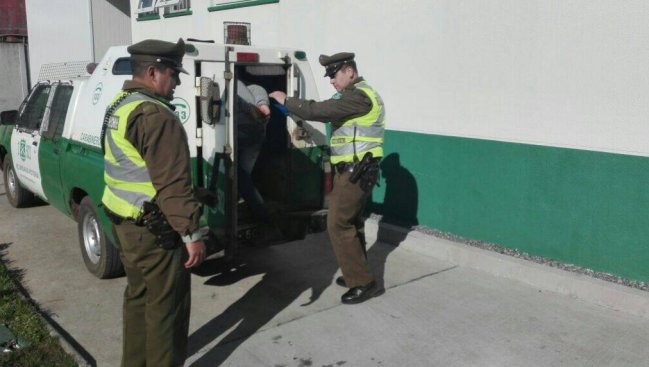 Carabineros recuperó auto robado a trabajadores de DirecTV en Ercilla