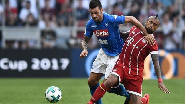 FC Bayern Munich de Arturo Vidal define con Napoli el tercer lugar de la Audi Cup